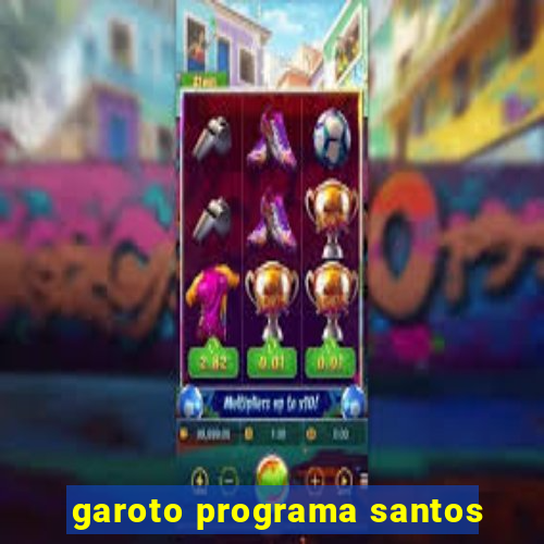 garoto programa santos